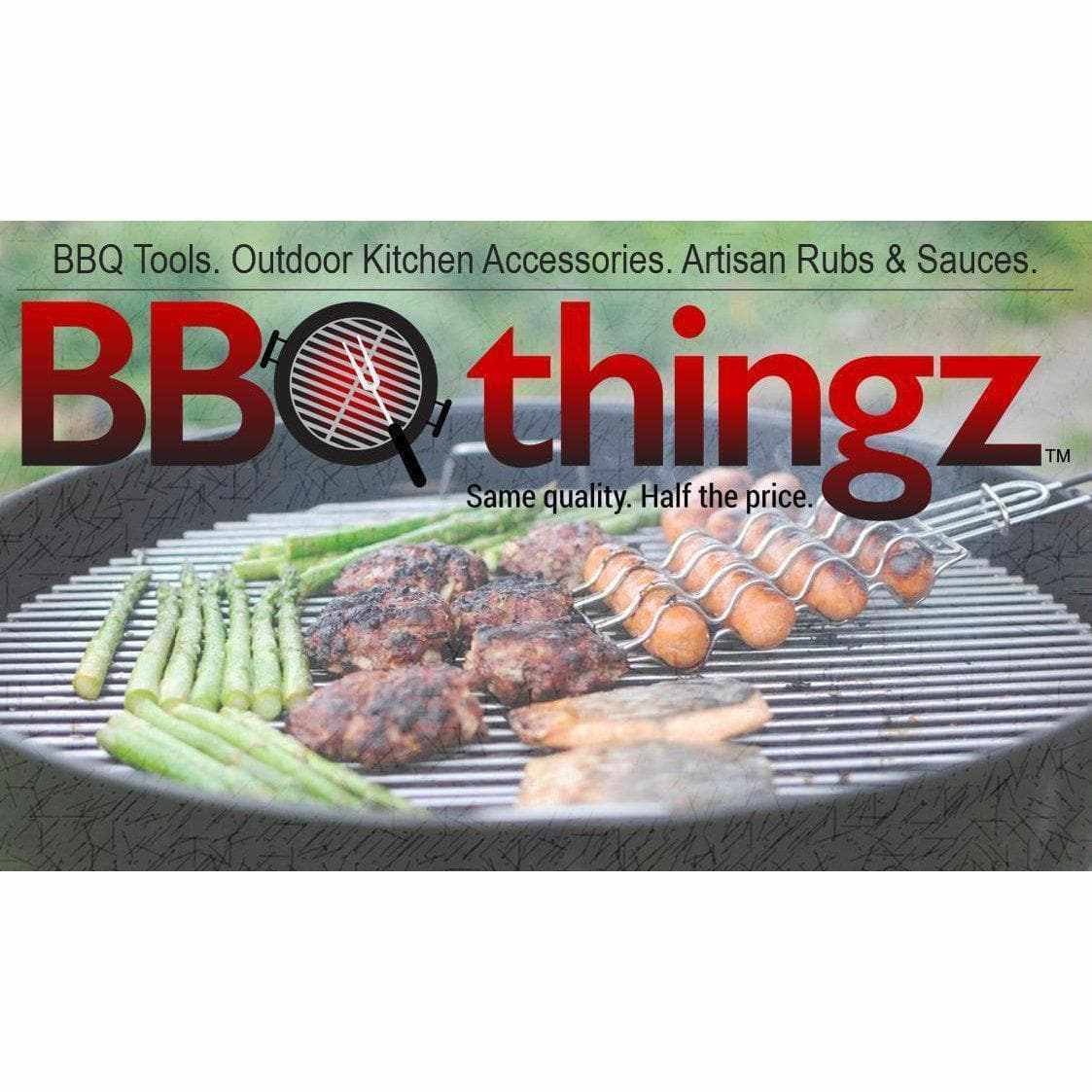 2-Piece Retractable BBQ Skewers Set - Stainless Steel Grilling Skewers for Shish Kabob, Meat, Vegetables | Perfect for Outdoor Camping, Backyard BBQ & Picnics