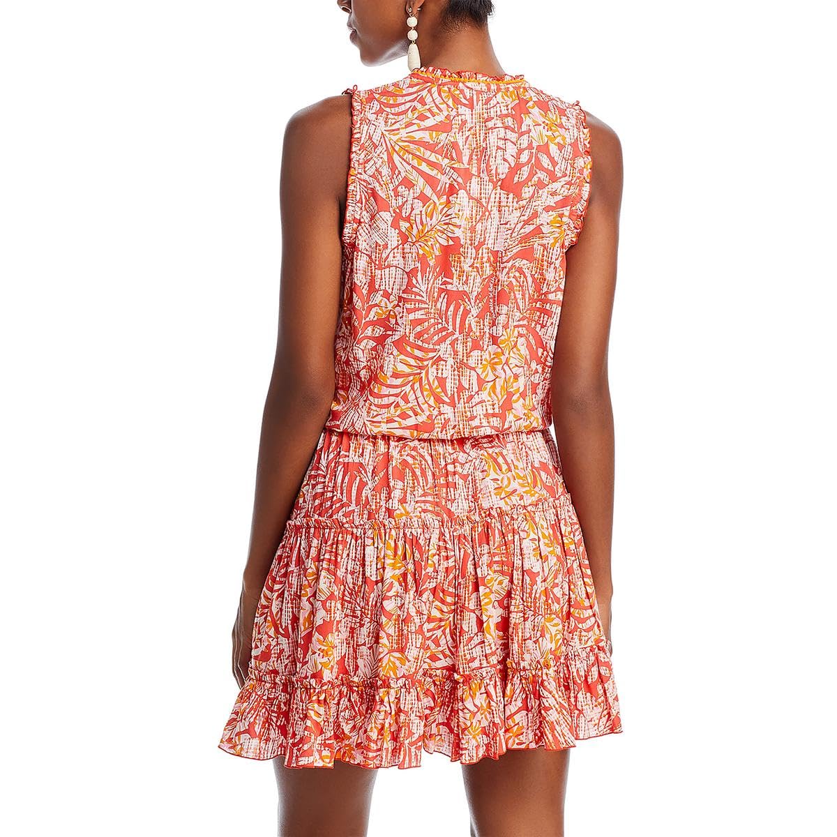 Women's Clara Floral Print Midi Dress - Elegant Summer Flowy Dress for Casual Outings, Beach Vacations & Date Nights