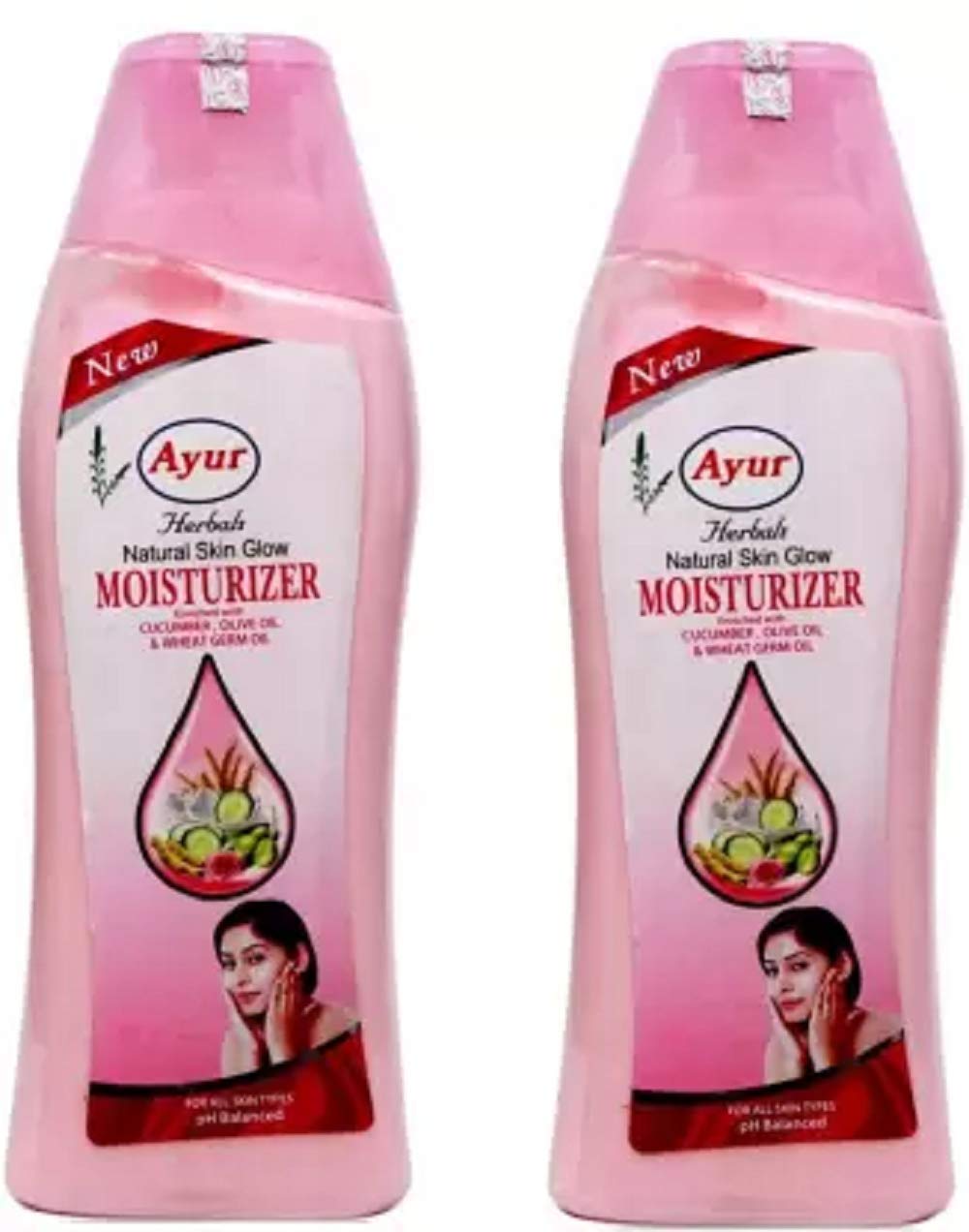 Ayurvedic Moisturizing Lotion for Dry Skin - 200ml (Pack of 2) 400ml Total - Hydrating Body Lotion for Daily Skincare Routine, Post-Shower Moisturizer & Winter Skin Care
