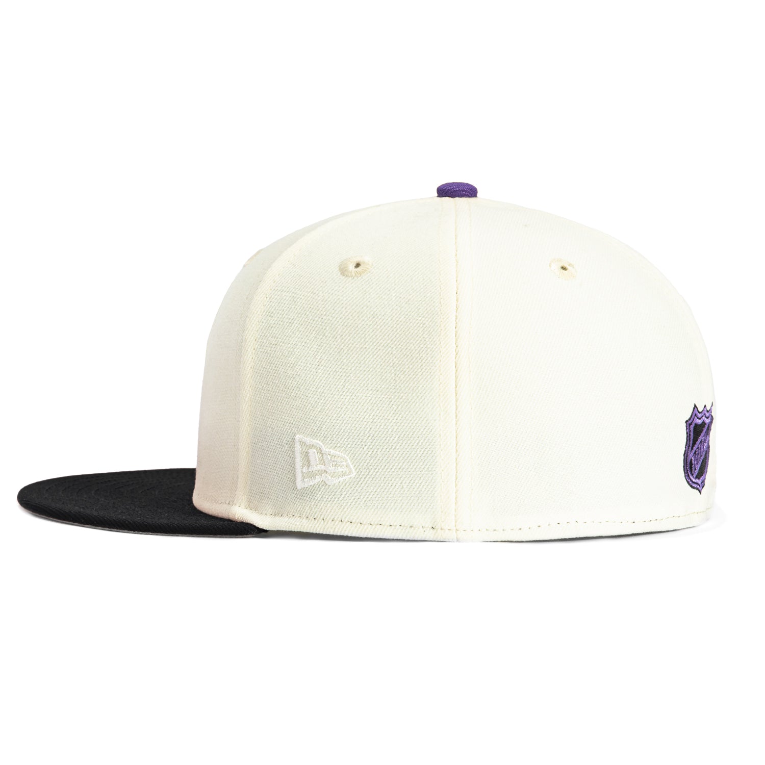 New Era 59Fifty Los Angeles Kings Alternate Snapback Hat - White & Black NHL Hockey Cap for Men & Women | Game Day, Streetwear & Sports Fan Fashion