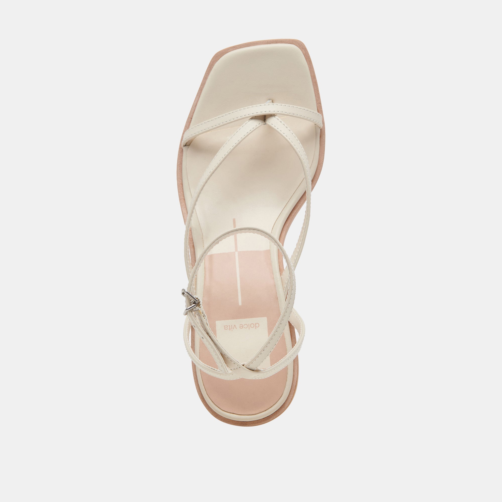 BANITA Women's Wide Comfort Sandals in Ivory Genuine Leather - Perfect for Beach, Vacation & Summer Outfits