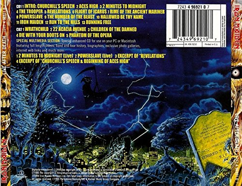 Iron Maiden - Live After Death (Official Live Album) | Heavy Metal Music CD | Perfect for Concerts, Road Trips & Metal Fans Collection