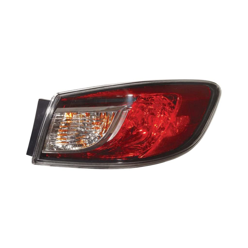 Mazda 3 2010-2013 Sedan Right Passenger Side Tail Light Replacement - CAPA Certified (MA2801144/BBM451150F) | Perfect for Night Driving Safety & Car Restoration Projects