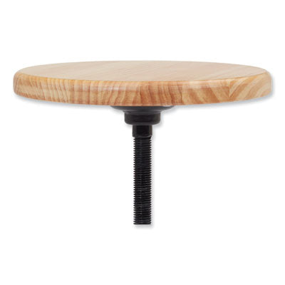 NPS 6800 Series Adjustable Height Wooden Swivel Bar Stool - 300 lb Weight Capacity - Perfect for Kitchen Island, Home Bar & Office Workspace