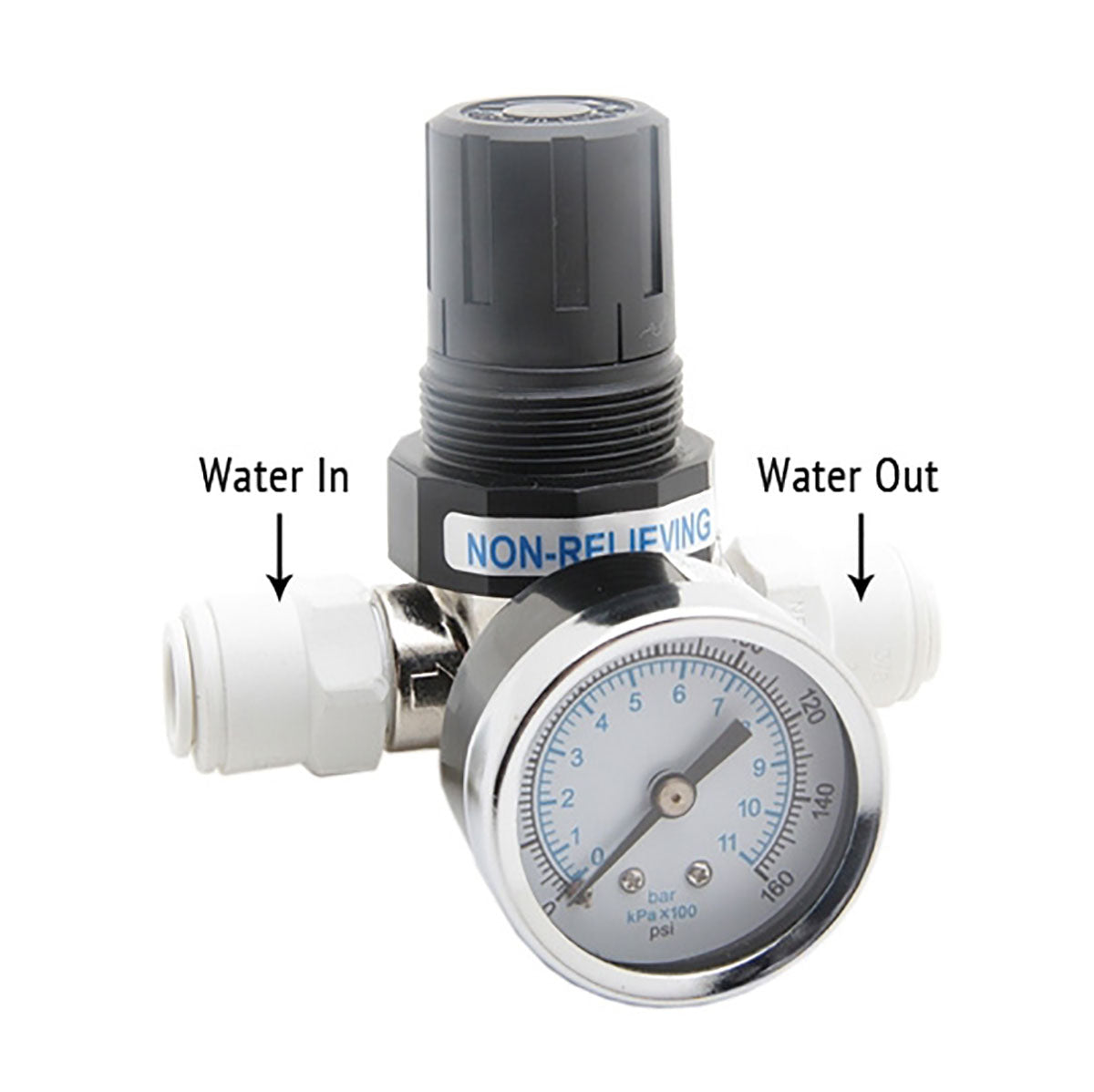 High-Quality Pressure Regulator Valve with Gauge - Precise Air & Gas Flow Control for HVAC, Welding & Industrial Applications