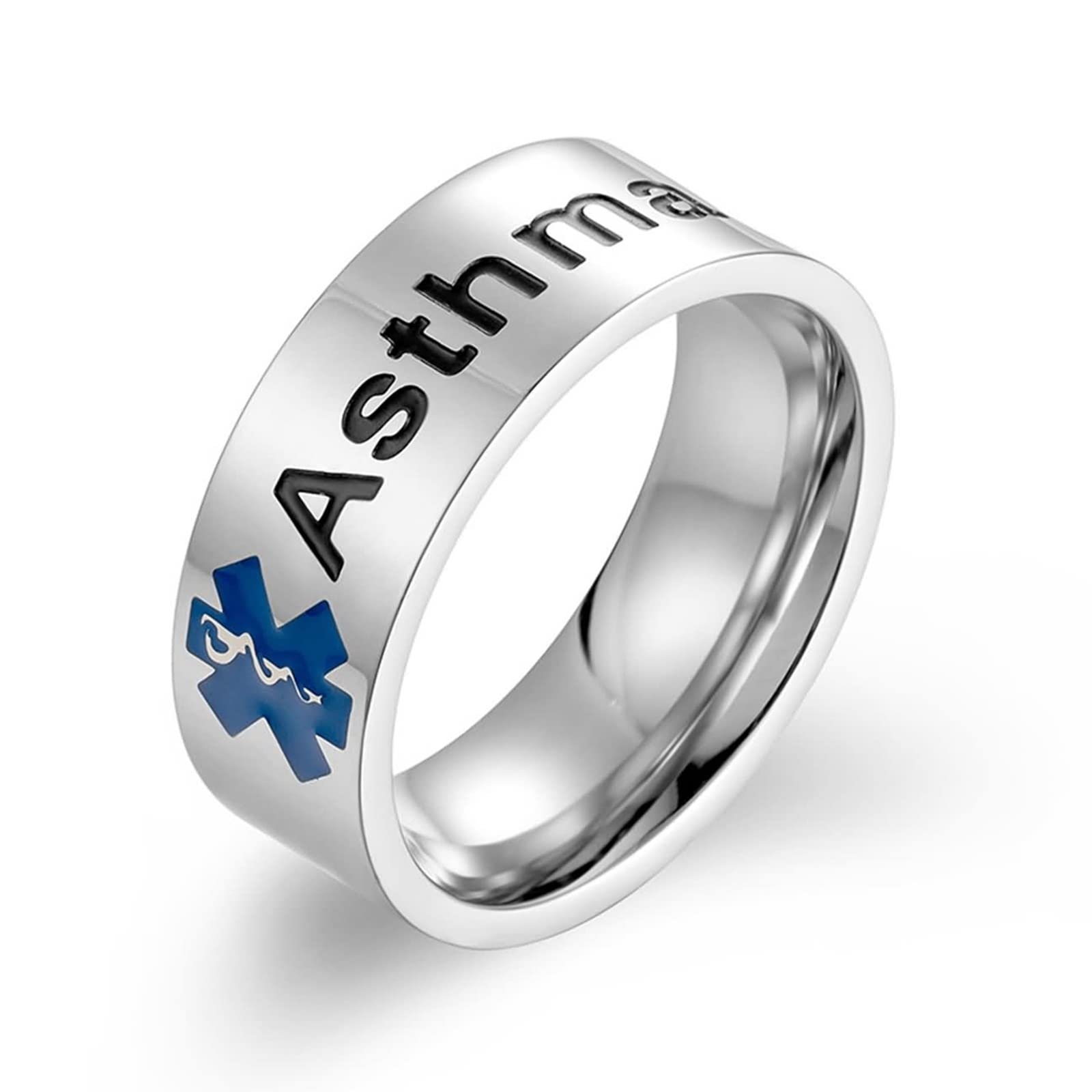 Hoisy Titanium Wedding Bands for Men - Hypoallergenic & Lightweight Comfort Fit Rings for Asthma Sufferers - Perfect for Engagements, Anniversaries, and Everyday Wear