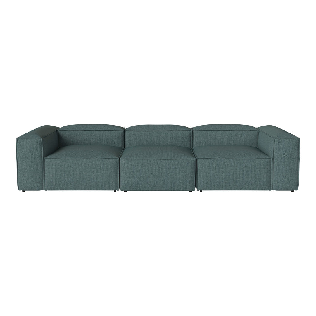 Cosima 3-Seater Sofa - Modern Living Room Couch for Small Spaces | Comfortable Fabric Sectional Sofa for Apartments & Home Decor