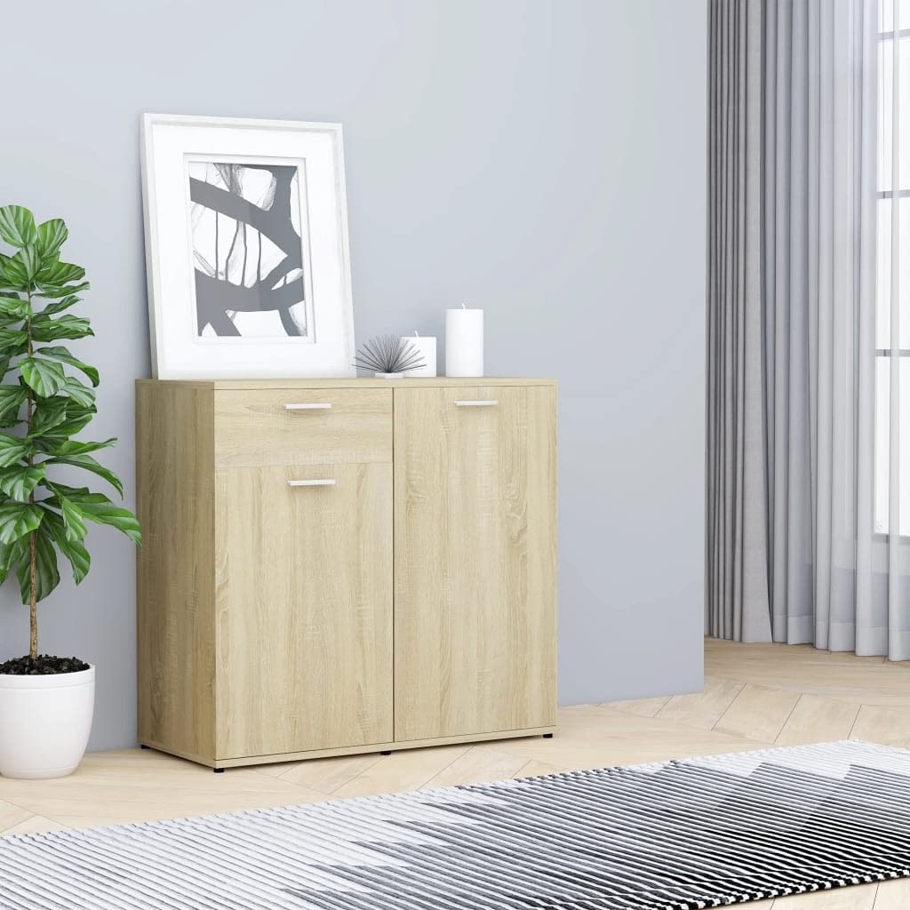 Sonoma Oak Coffee Bar Cabinet - 31.5