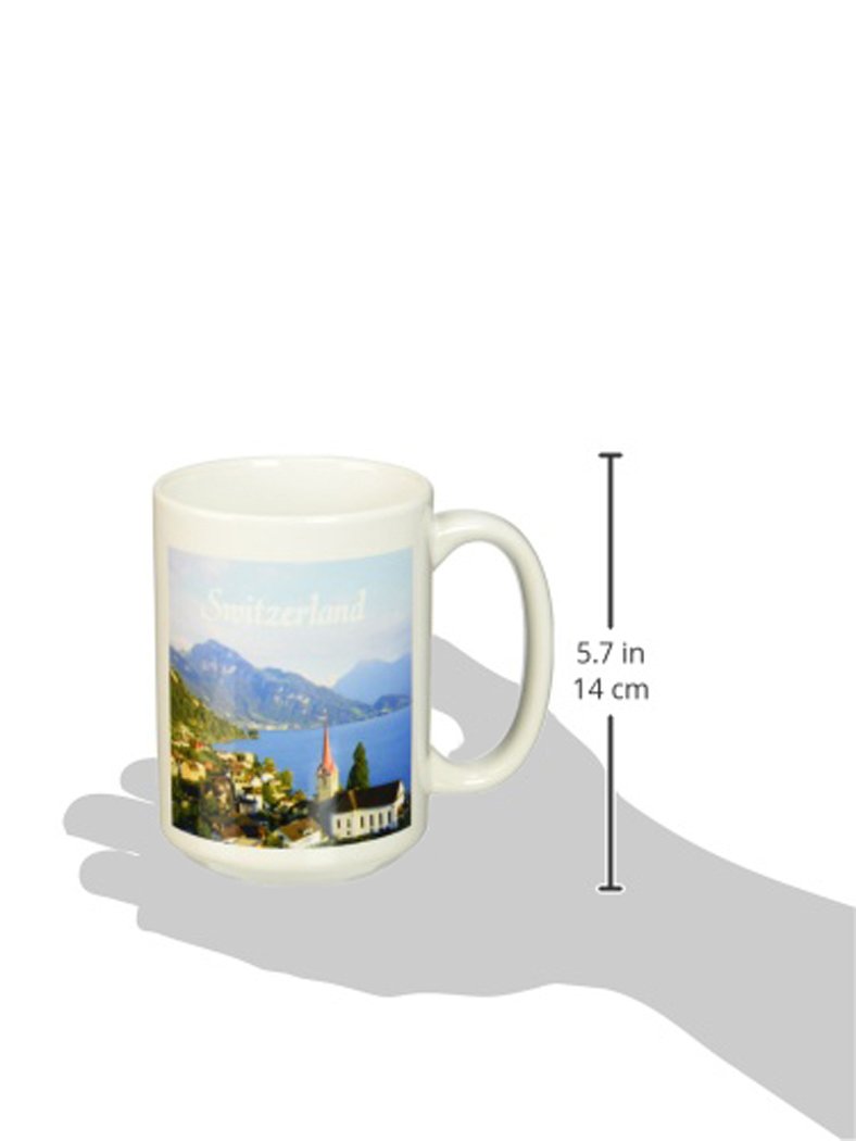 3D Rose 15 oz Ceramic Coffee Mug - Customizable Gift for Tea & Coffee Lovers - Perfect for Home, Office, or Gifts