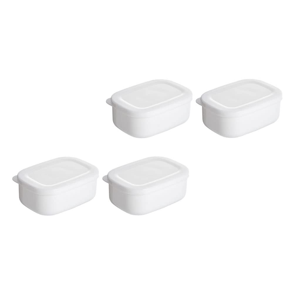 Cabilock 4-Piece Airtight Kids Bento Box Set - Reusable Meal Prep Containers for Rice, Snacks & Food Storage | Perfect for Home, Office, School Lunch, Travel & Outdoor Activities | BPA-Free Freezer Safe Food Containers