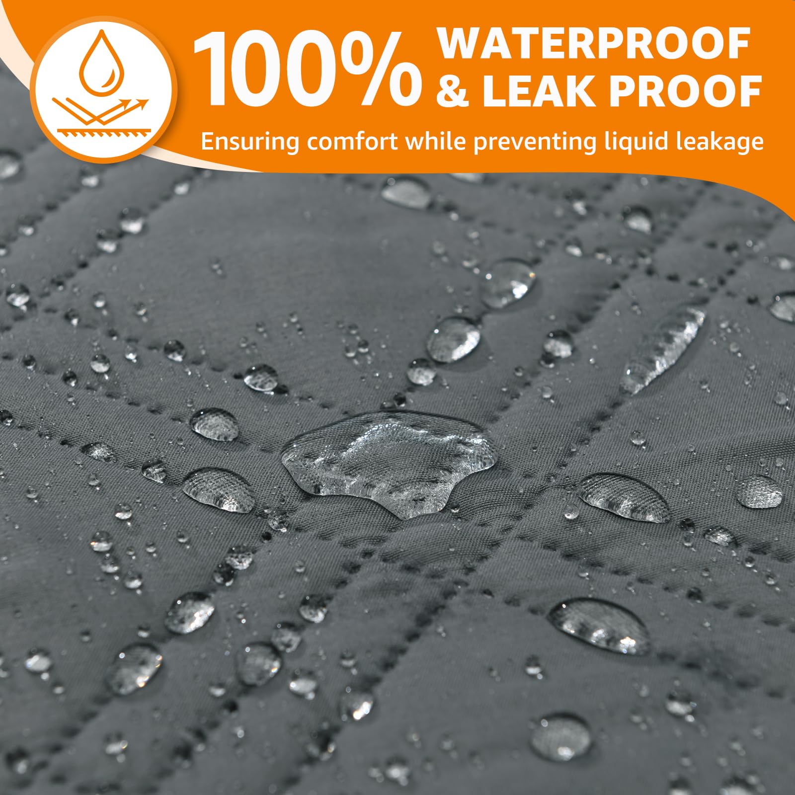 Waterproof Dog Blanket - Anti-Slip Pet Covers for Sofa & Car (2 Pack) - Perfect for Puppies & Cats