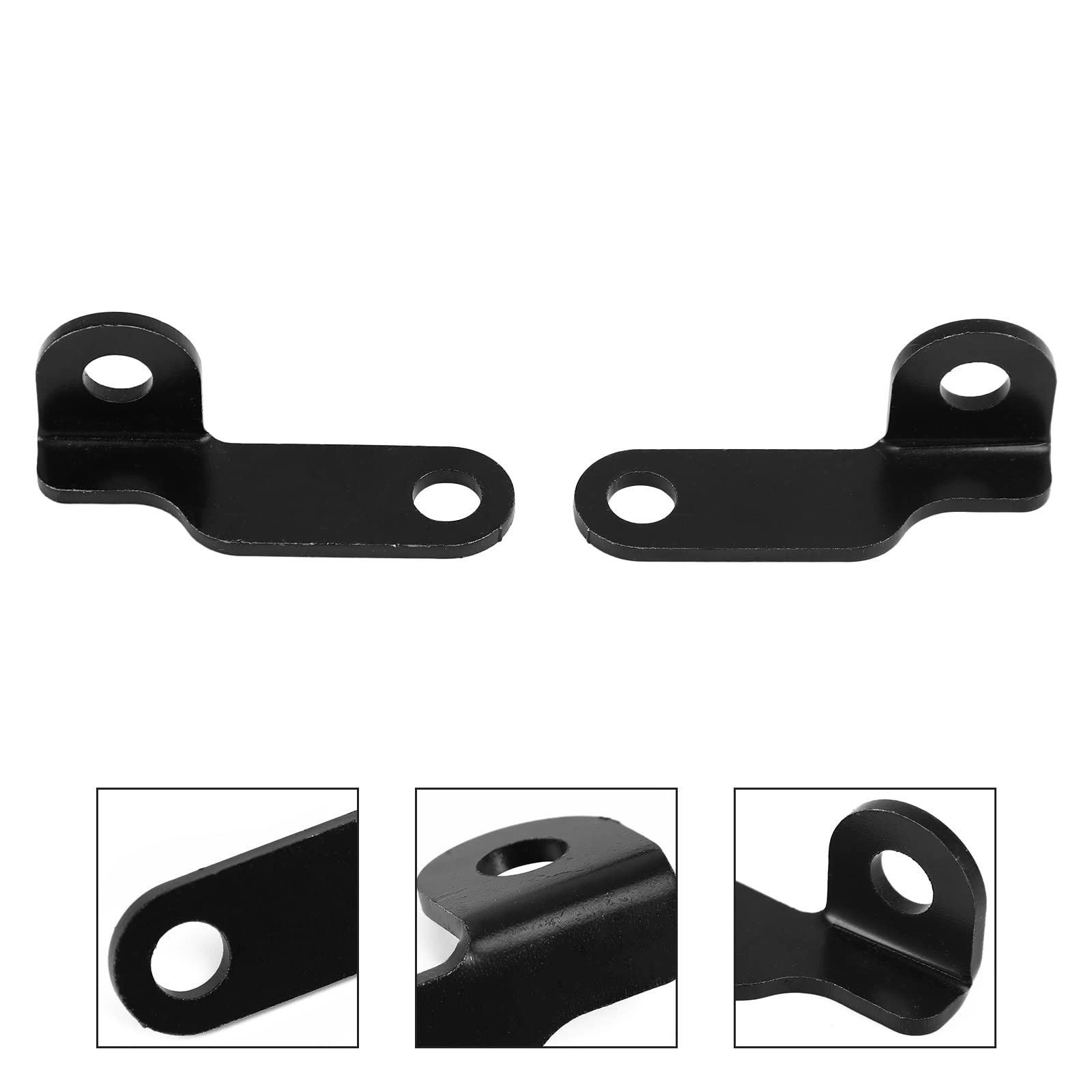 Motorcycle Turn Signal Light Holder Bracket - Front & Rear Fork Clamp for Harley Sportster & Big Twin - Durable Mounting Solution for Night Riding & Safety Enhancement