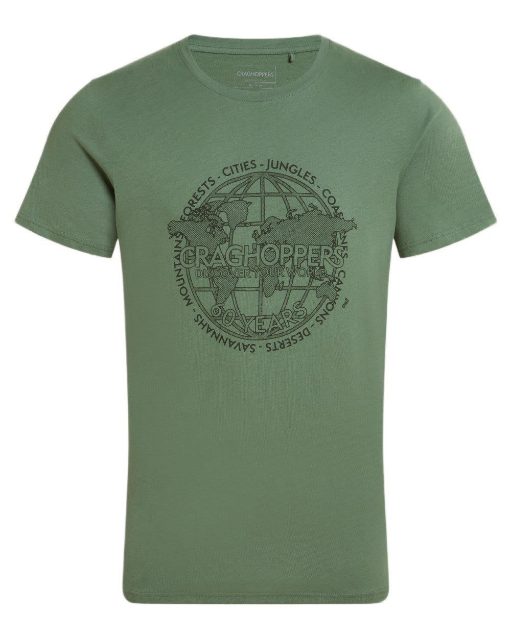 Craghoppers Men's Lucent II Short Sleeve T-Shirt - Lightweight Quick-Dry Performance Shirt for Hiking, Travel & Outdoor Adventures