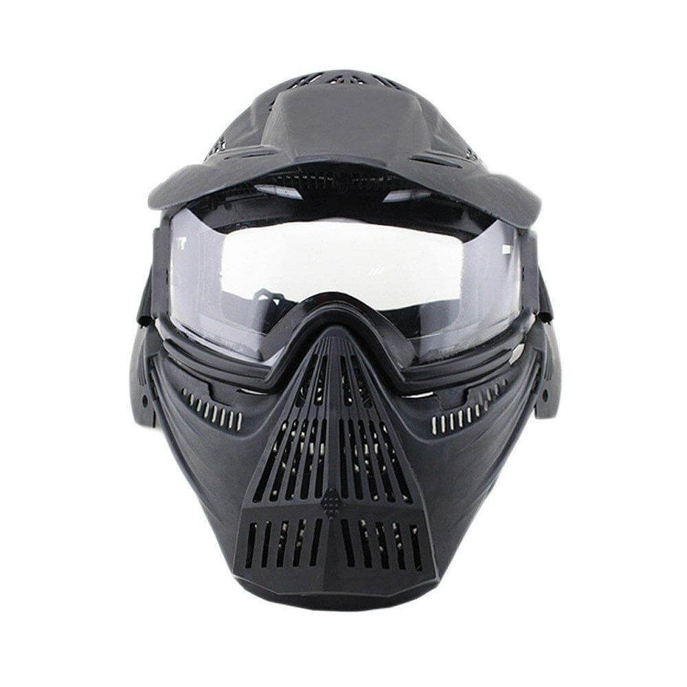 K2 Tactical Full Face Mask - Military Grade Protection for Airsoft, Paintball & Outdoor Sports - Lightweight & Durable Safety Gear for Extreme Activities