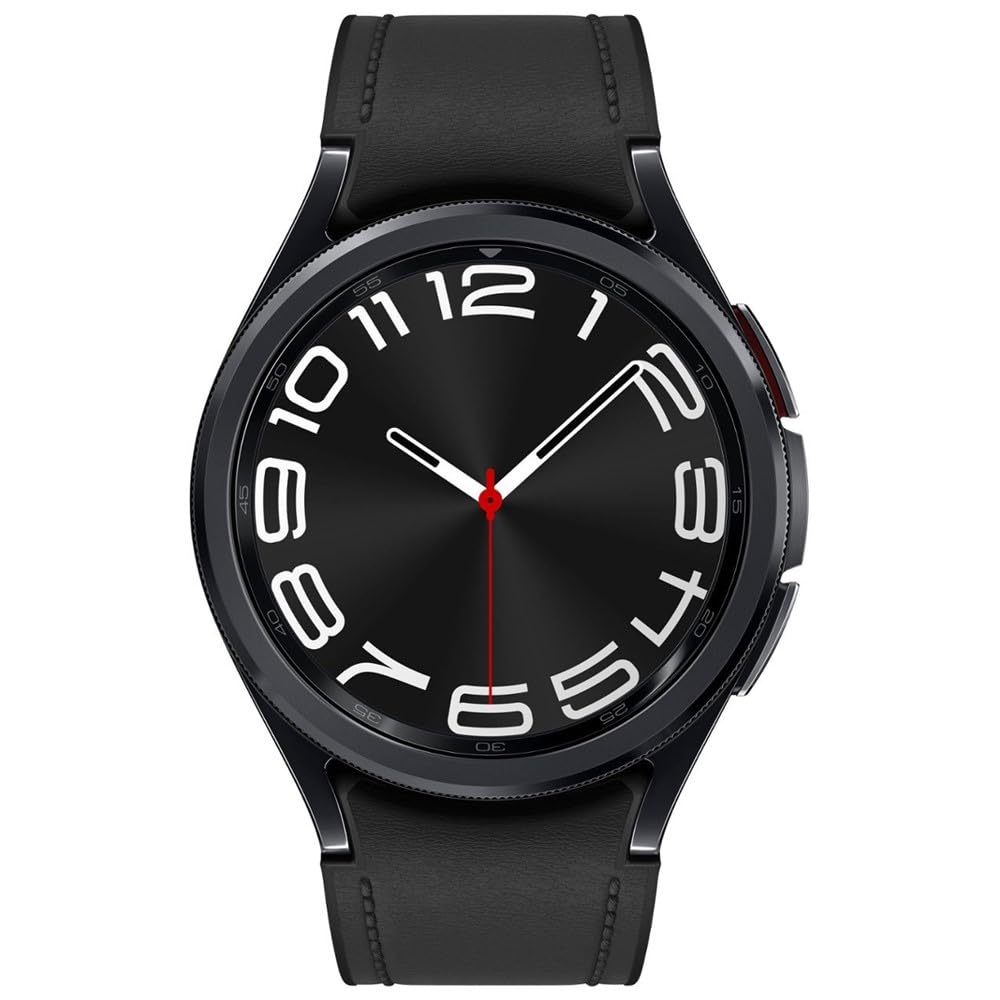 SAMSUNG Galaxy Watch 6 Classic 43mm Stainless Steel Smartwatch - Fitness Tracker, Heart Rate Monitor, BIA Sensor, Bluetooth - Black (Renewed) | Perfect for Workouts, Running & Daily Activity Tracking