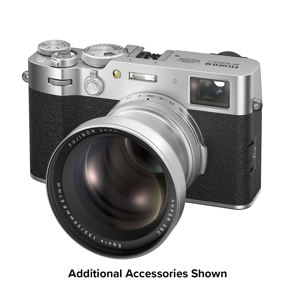 Fujifilm X100VI Digital Camera (Silver) - Premium Compact Mirrorless Camera with 26.1MP Sensor & Hybrid Viewfinder - Perfect for Street Photography, Travel & Vlogging