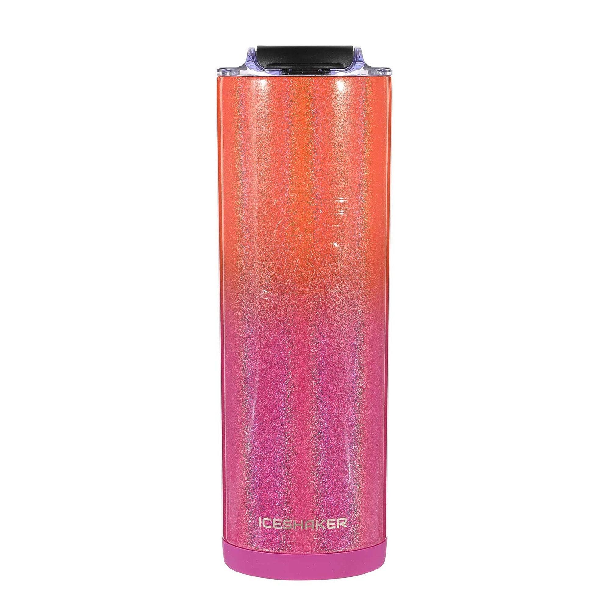 20oz Skinny Tumbler with Lid and Straw - Insulated Stainless Steel Water Bottle for Hot & Cold Drinks - Perfect for Summer Travel, Beach, Gym and Outdoor Activities