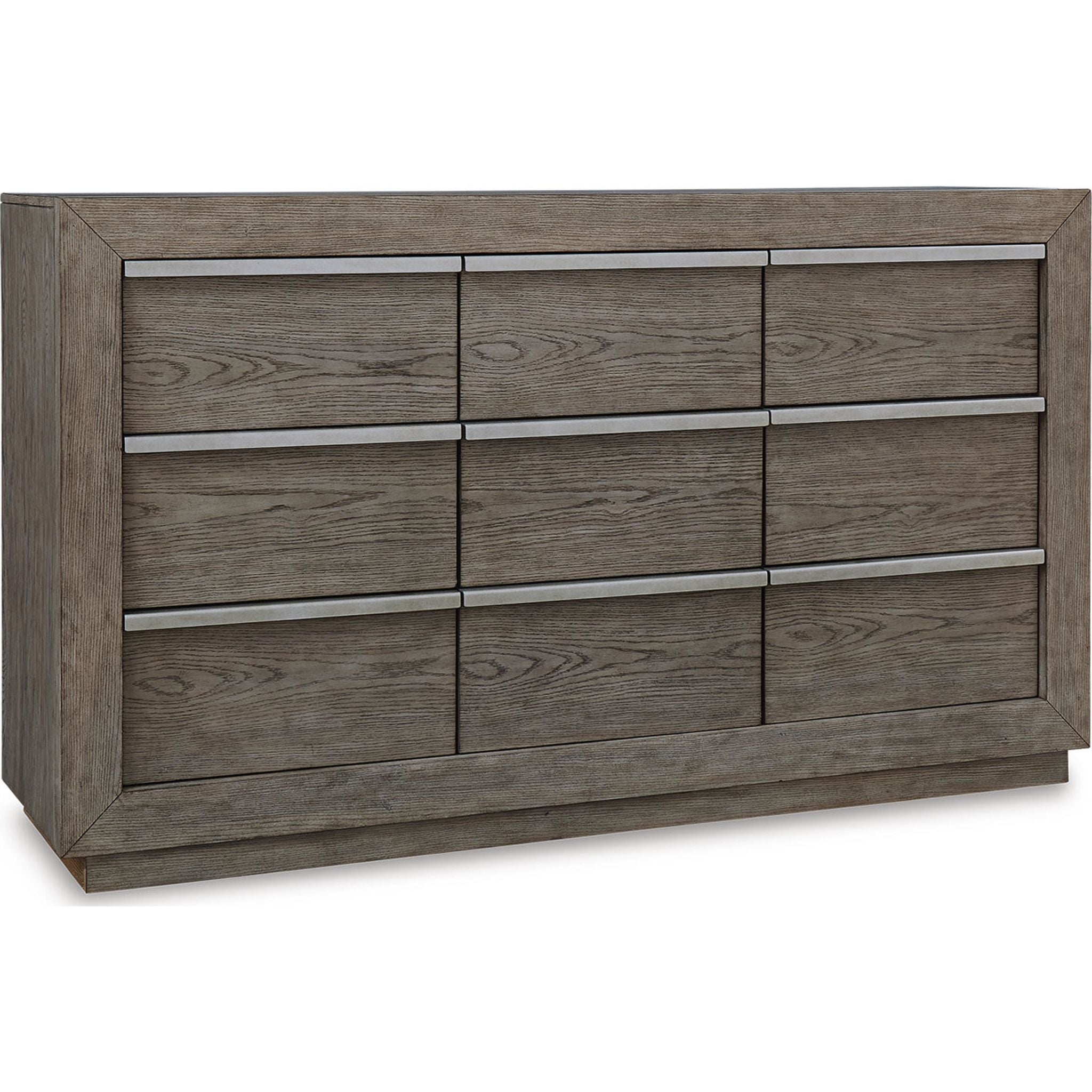 Anibecca Weathered Gray Dresser - 6-Drawer Wooden Chest for Bedroom, Living Room & Office Storage | Vintage Style Furniture for Home Decor & Organization