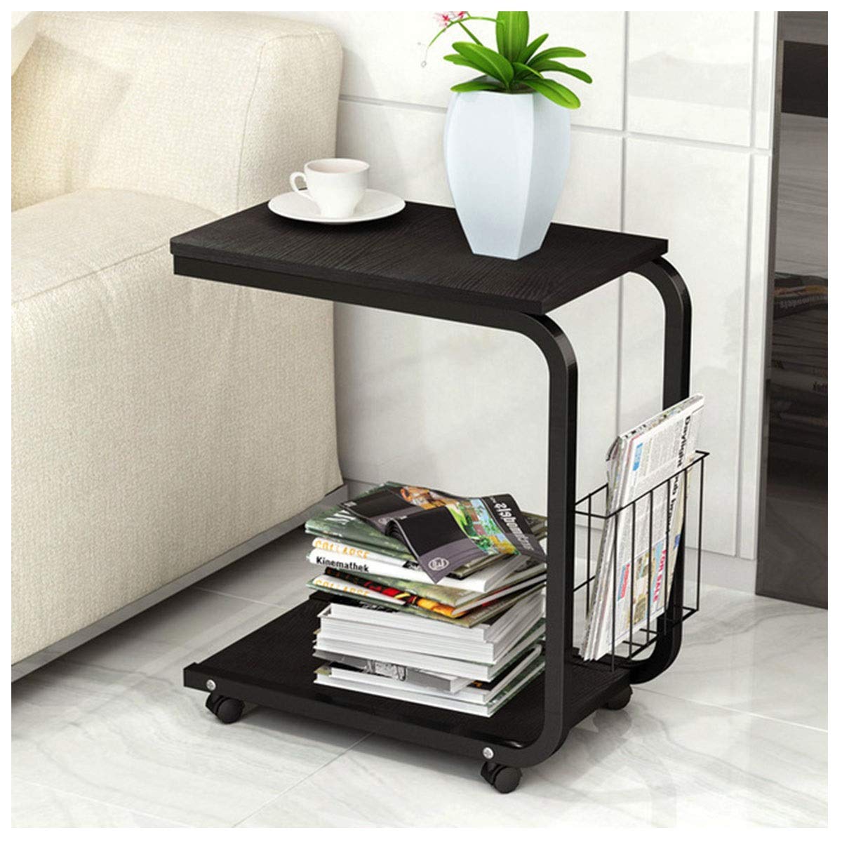 Adjustable Portable Laptop Desk - Foldable Standing Computer Table for Home Office, Bed, Sofa | Ergonomic Workstation for Remote Work, Studying & Gaming (Black Willow)