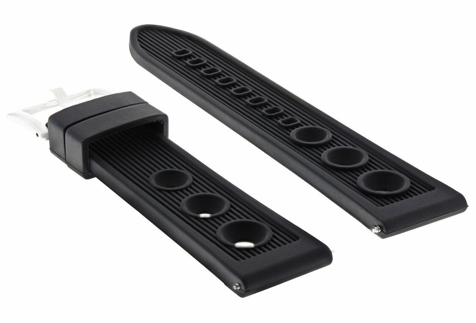 20mm Black Rubber Diver Watch Band for Invicta 8926 & 89280B - Waterproof & Durable for Swimming & Diving