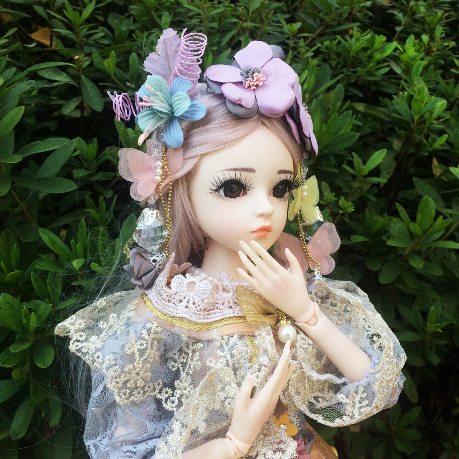1/3 BJD Doll Ball Jointed Doll 24in Princess SD Doll with Makeup & Full Accessories (Carina) - Perfect for Collectors, Photography, and Cosplay
