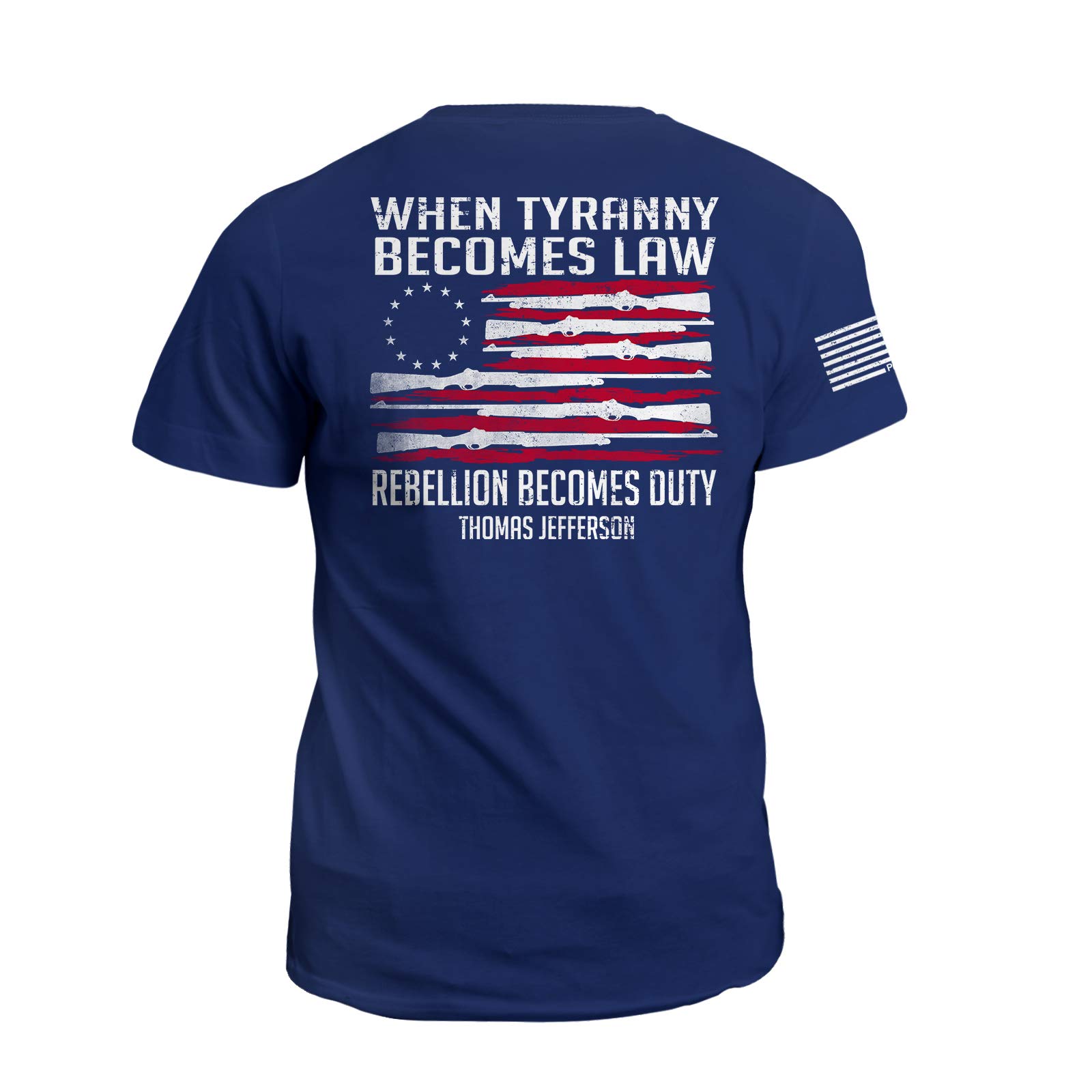 Printed Kicks When Tyranny Becomes Law Rebellion T-Shirts for Men & Women - Premium Cotton Protest Tees for Political Activism & Streetwear Fashion