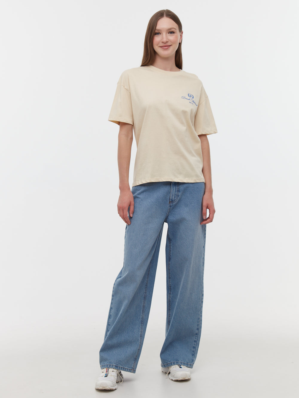 Taja Script Graphic T-Shirt - Stylish Casual Tee for Men & Women - Perfect for Streetwear, Outings & Everyday Wear