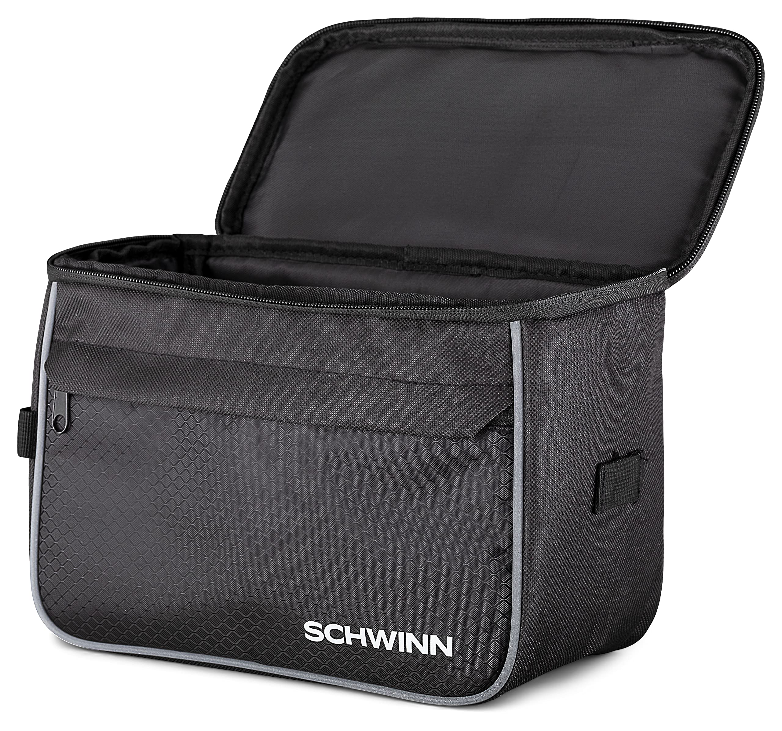 **Schwinn Waterproof Bike Pannier Bag - Easy Attach Bicycle Storage for Cell Phone, Snacks & Wallet - Durable Mounted Bike Accessories for Commuting, Cycling & Outdoor Adventures**