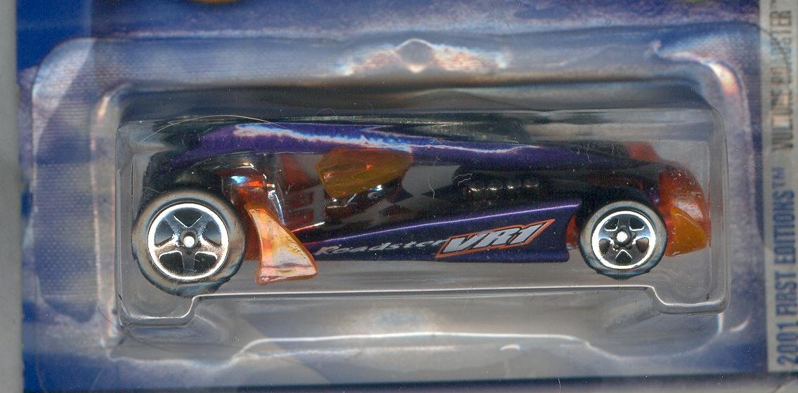 Hot Wheels 2001 First Edition 032 Purple Orange Vulture Roadster 1:64 Scale Die-Cast Collectible Car - Rare 20/36 Limited Edition for Display & Racing Track Play