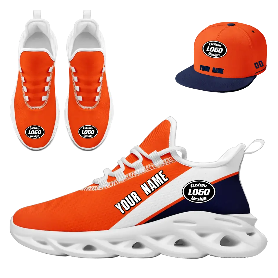 Custom Maxsoul Sneakers & Hat Combo - Personalized Athletic Shoes & Apparel Set for Gifts, Brand Promotion, Fan Festivals & Events - Perfect for Sports Enthusiasts, Streetwear Fashion & Corporate Giveaways