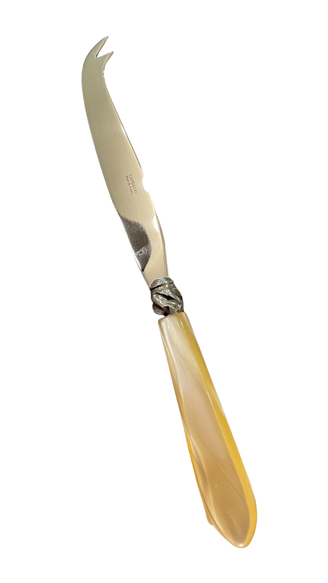 Premium Diana Pearl Large Cheese Knife Set - Stainless Steel Blade with Elegant Pearl Handle - Perfect for Cheese Platters, Charcuterie Boards & Gourmet Entertaining
