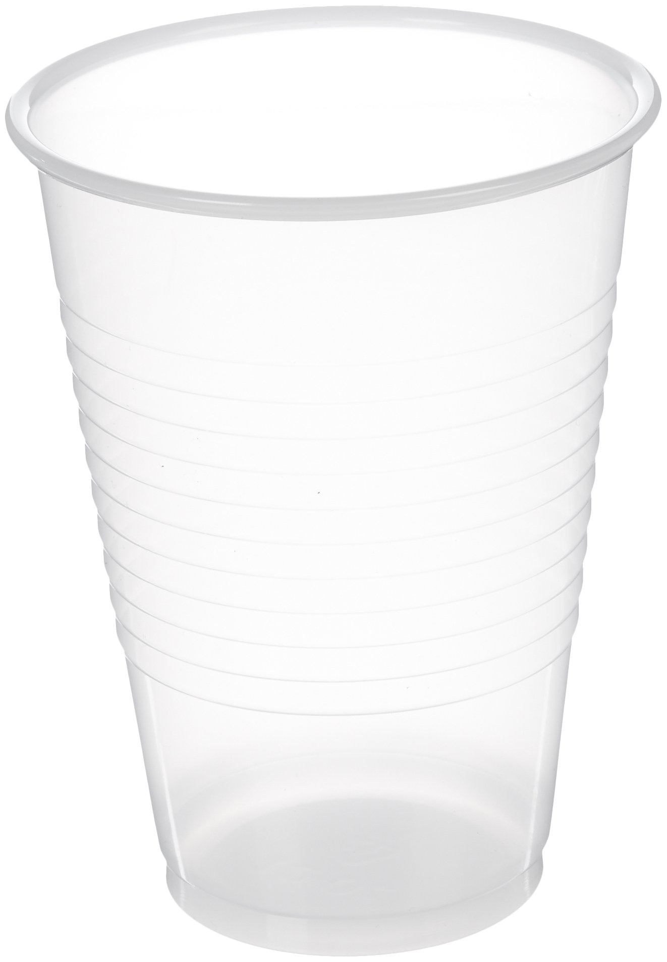 Amazon Basics 12 oz Clear Plastic Cups - 500 Pack | Disposable Party Cups for Beverages, Picnics, BBQs, and Events