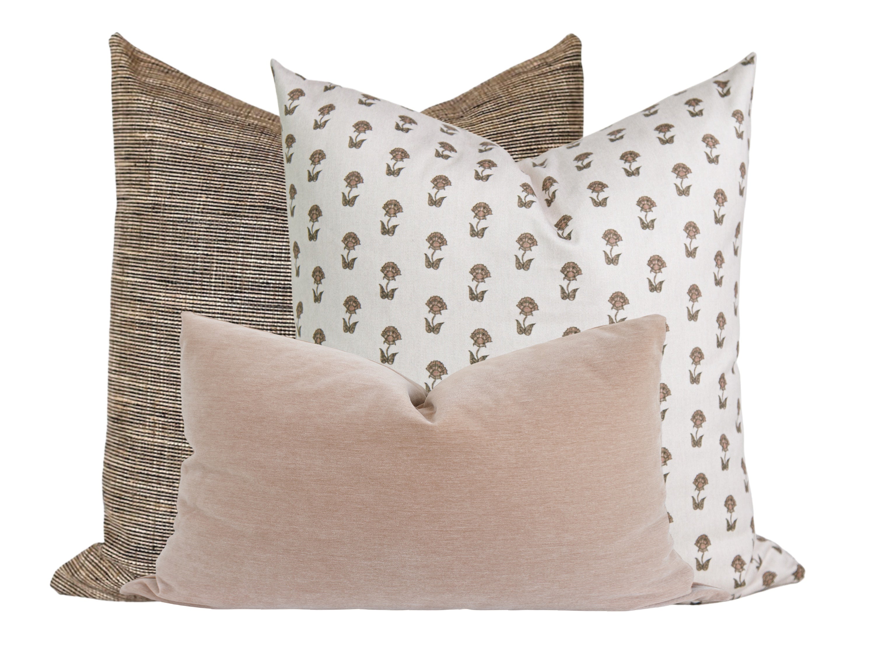 Clara Floral Pillow Cover - Decorative Cushion Case for Sofa, Bed, Living Room - Soft & Stylish Home Decor