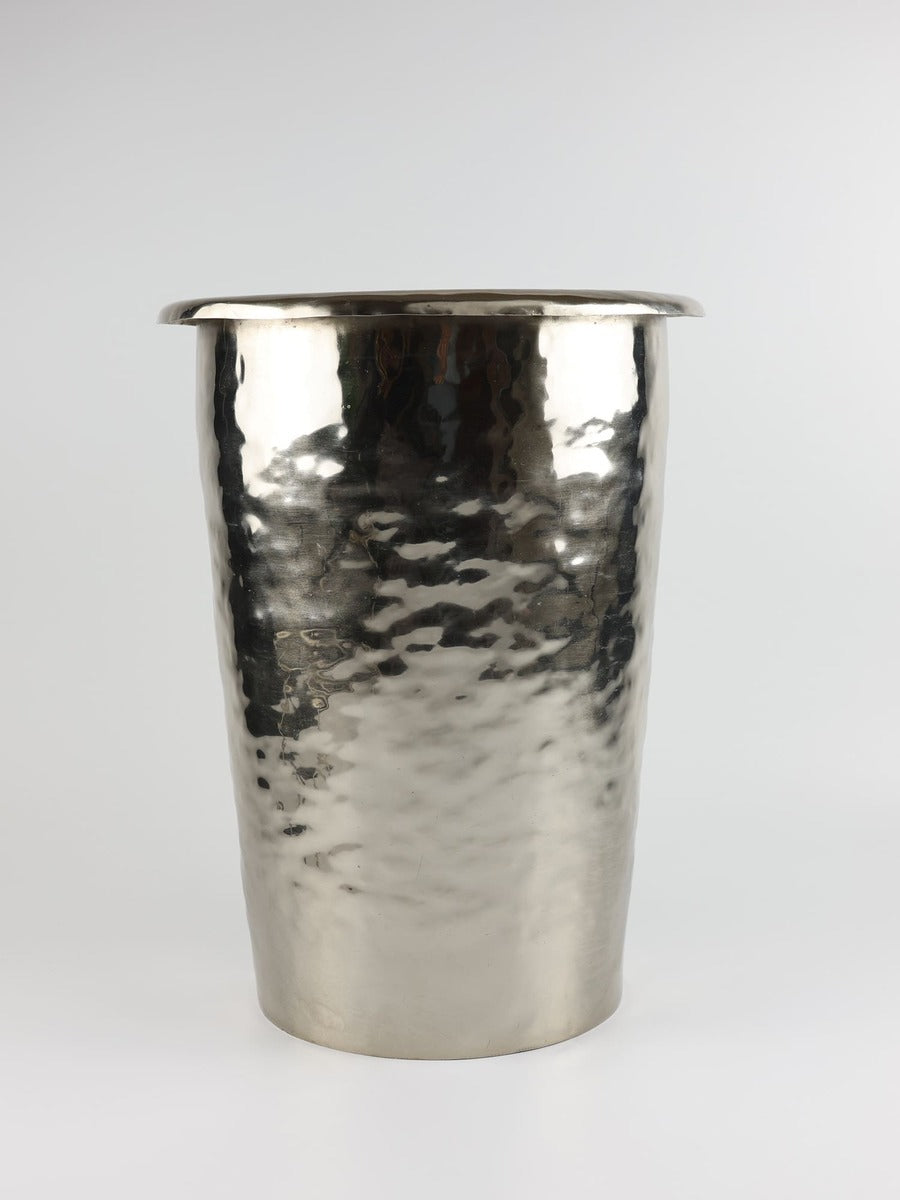 Premium Brass Waste Basket No. 20 - Elegant Office & Home Trash Bin for Living Room, Bedroom, or Bathroom