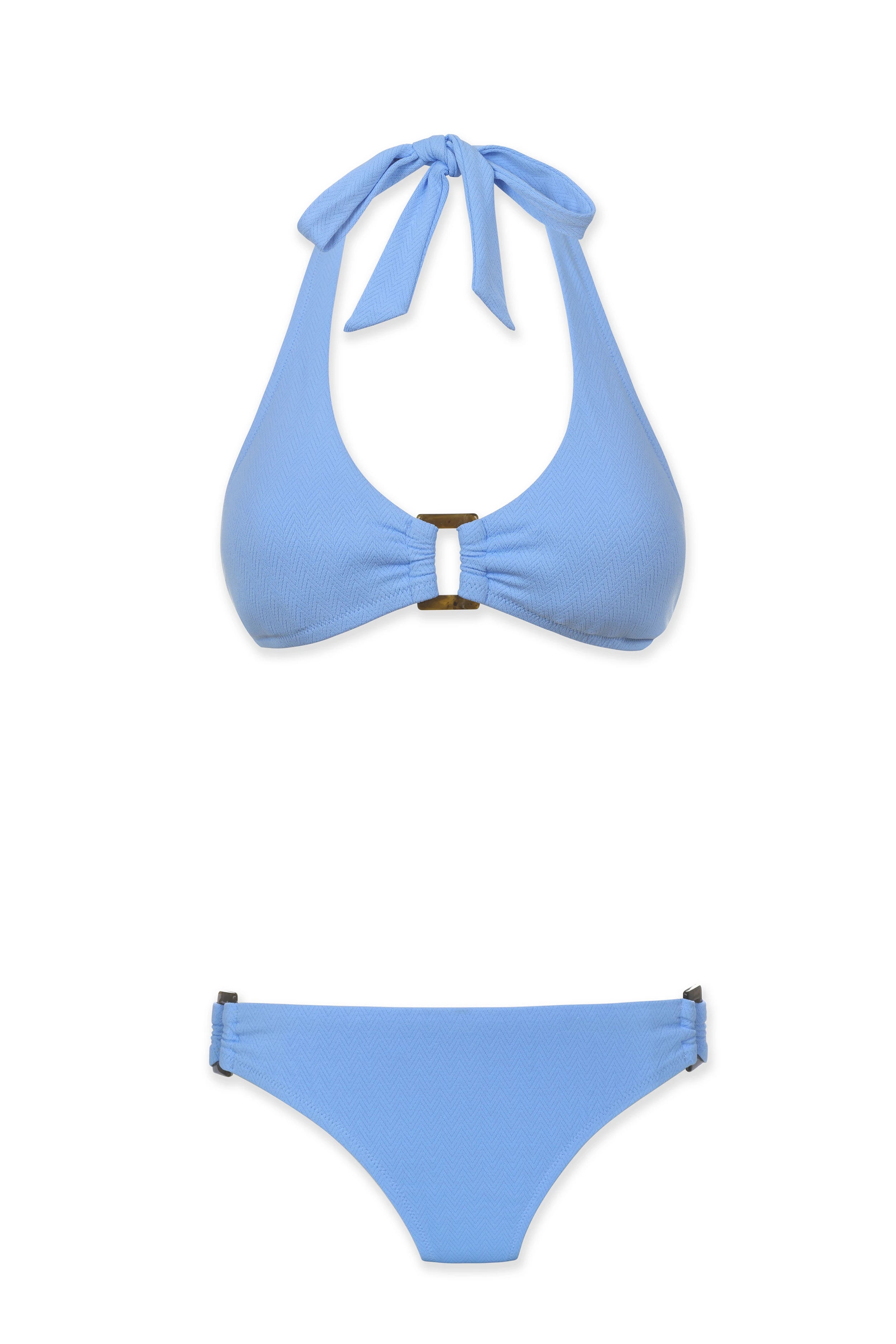 Stylish Tortoise Hipster Sunglasses | Chevron Textured Peri Blue Frame - Perfect for Beach, Driving & Outdoor Activities