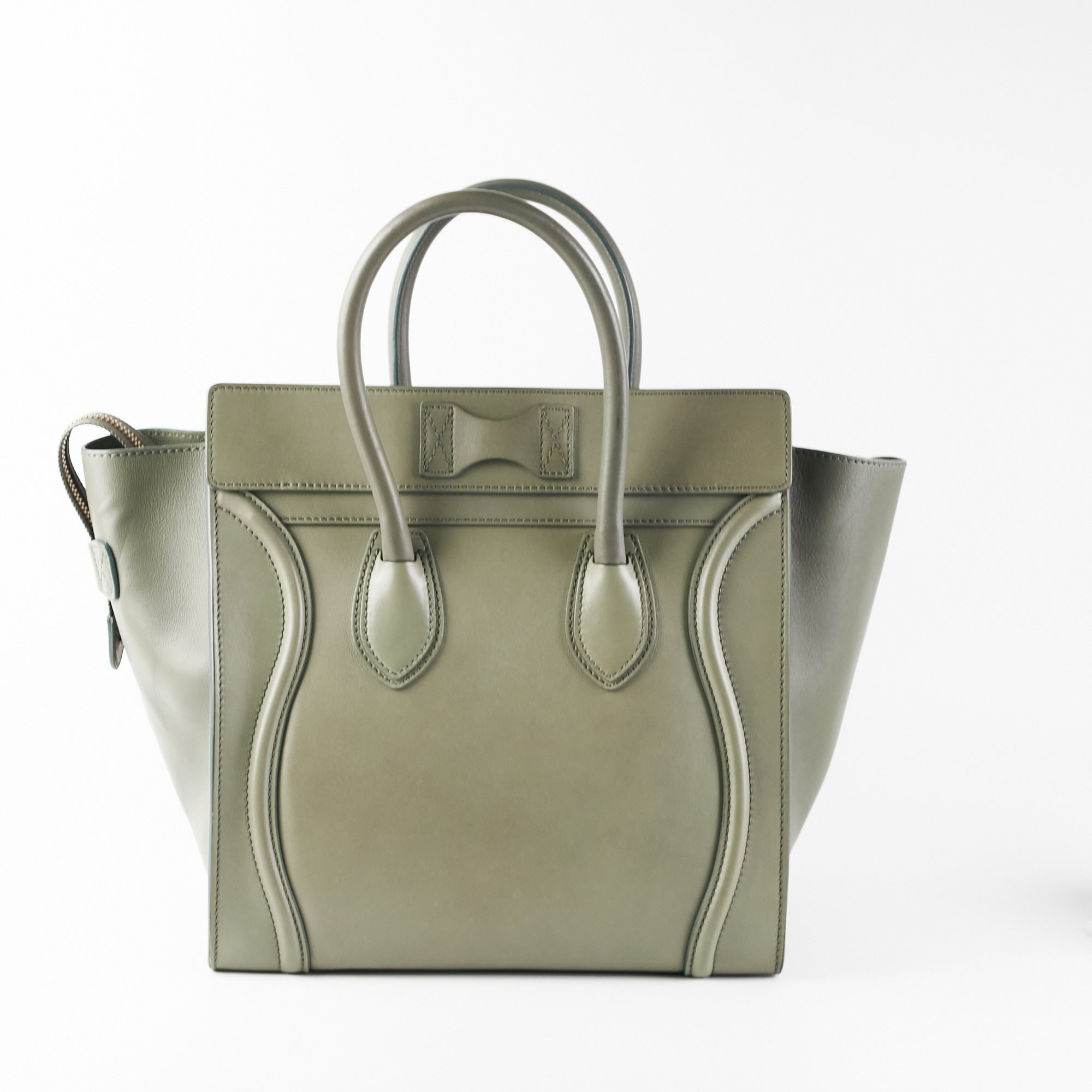 Celine Mini Luggage Bag in Grey - Stylish & Compact Handbag for Women | Perfect for Travel, Work & Everyday Use
