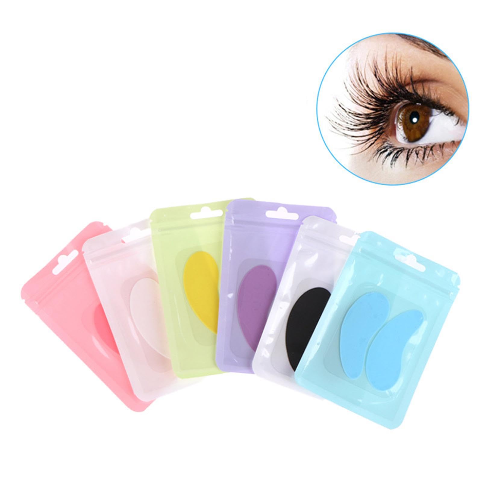 Soft Gel Eye Pads for Eyelash Extensions - 3 Pack (4 Pieces Each) | Gentle Under Eye Protection for Lash Techs & DIY Users | Perfect for Salon, Spa & Home Use