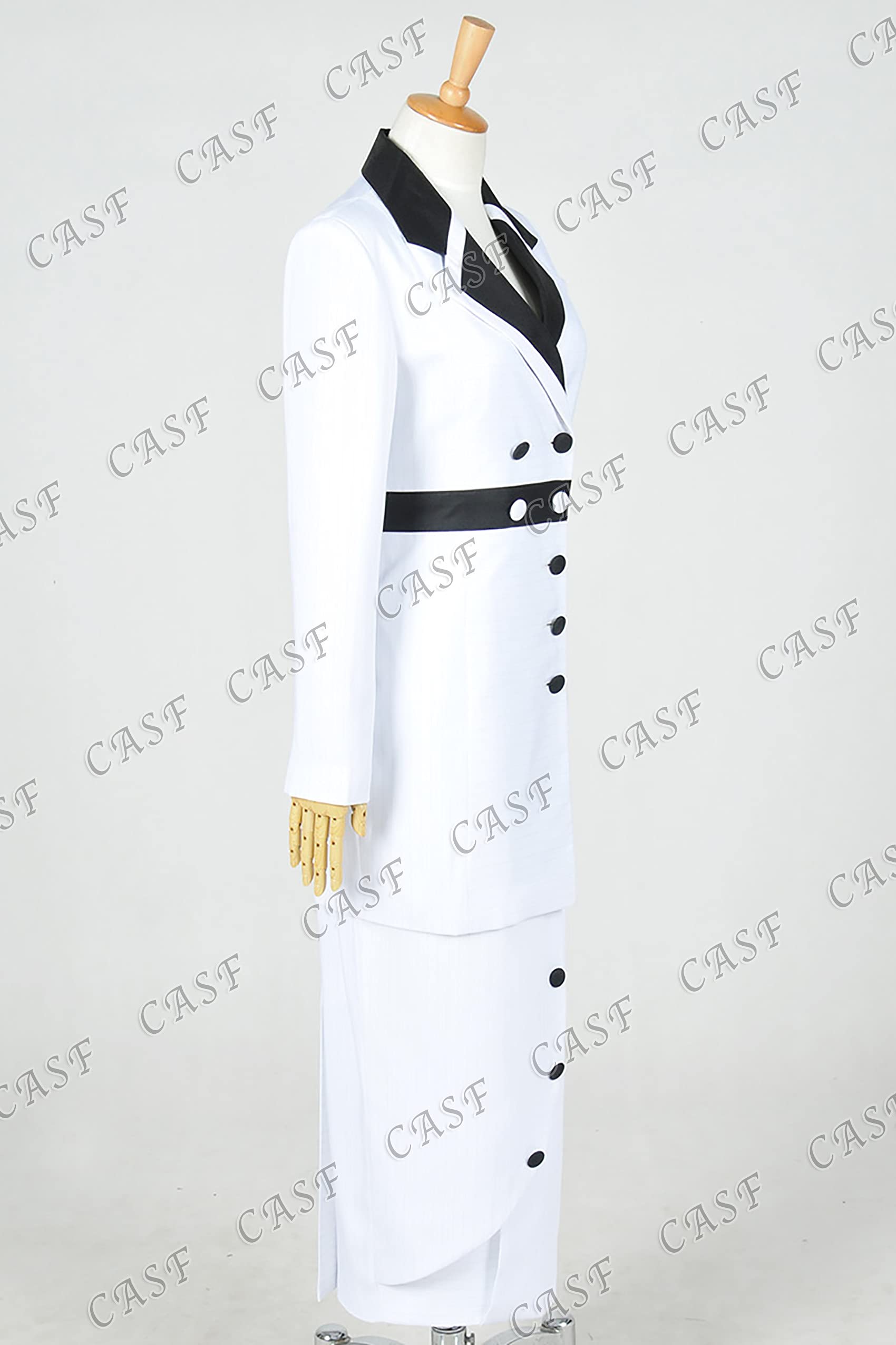 CASF Titanic Rose DeWitt Bukater White Suit Cosplay Costume - Perfect for Halloween, Themed Parties & Movie Reenactments