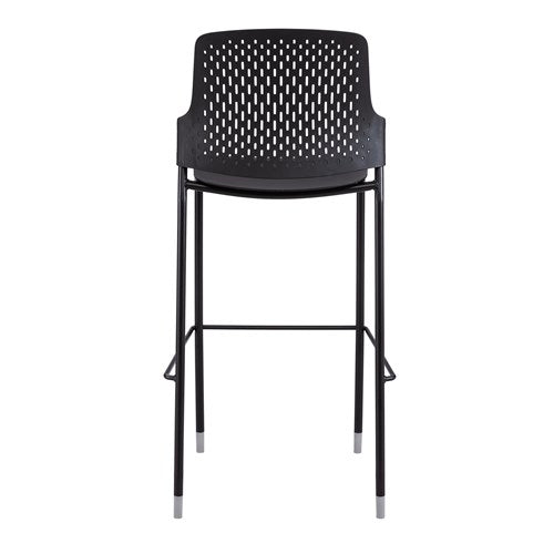 Safco Next Polypropylene Bistro Chair - Set of 2, Stackable Outdoor Dining Chairs for Patio, Cafe & Restaurant Use
