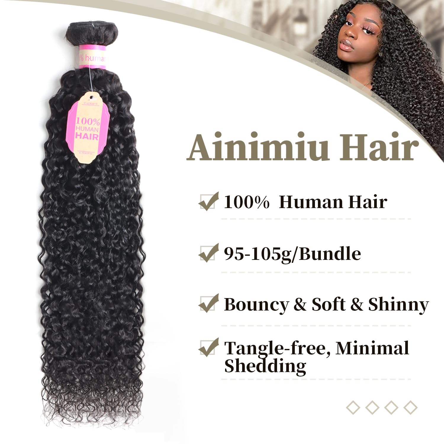 Brazilian Virgin Human Hair Extensions 20