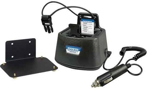 Harris Unity XG-100P Single Slot Vehicle Charger with Replaceable Pod - Compatible with Li-Ion & LiPo Batteries - Fast Charging for Emergency Vehicles & Public Safety Use