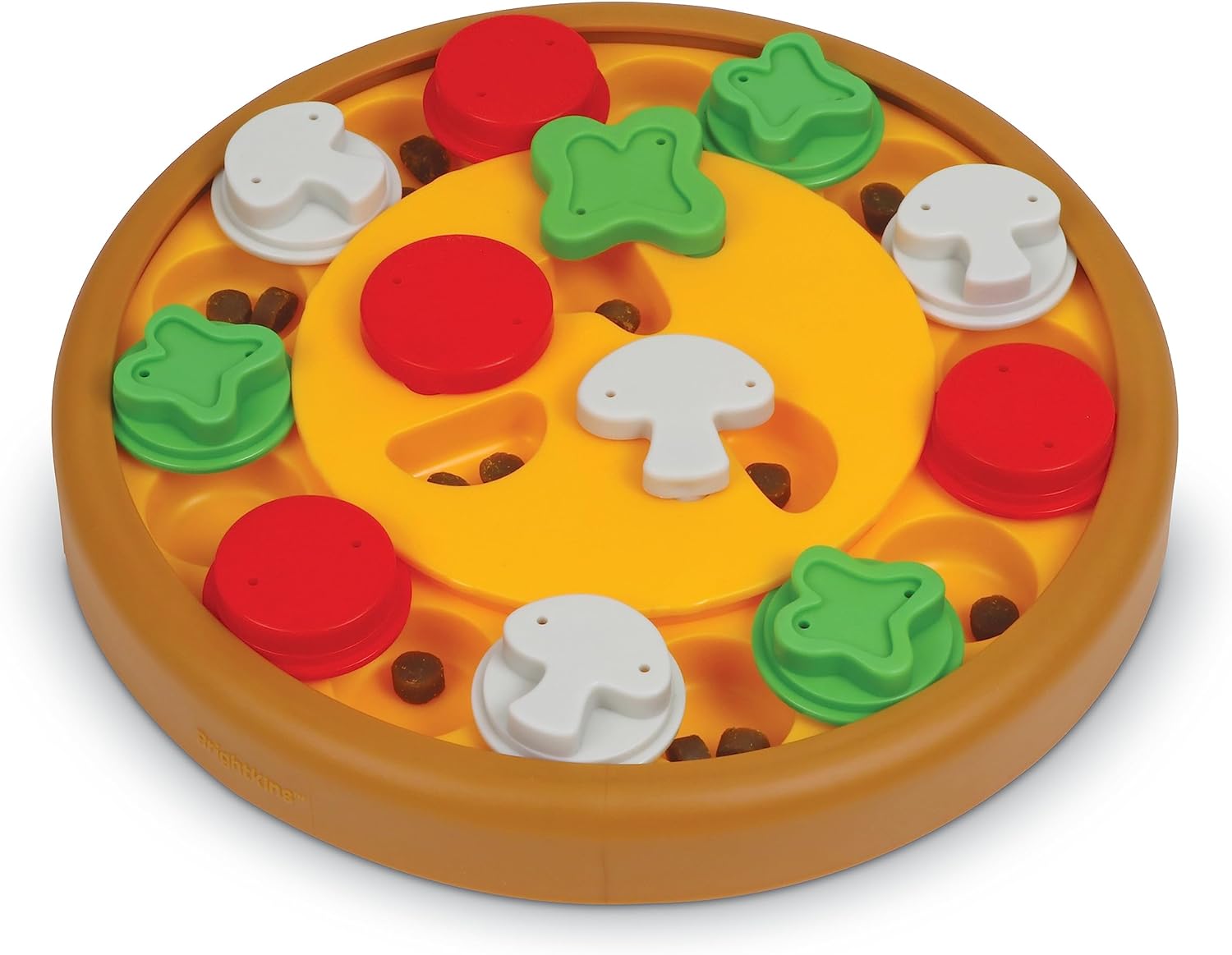 Interactive Dog Puzzle Toy for Pizza Lovers - Fun Treat Dispenser for Mental Stimulation & Training - Perfect for Parties, Boredom Relief & Enrichment Activities