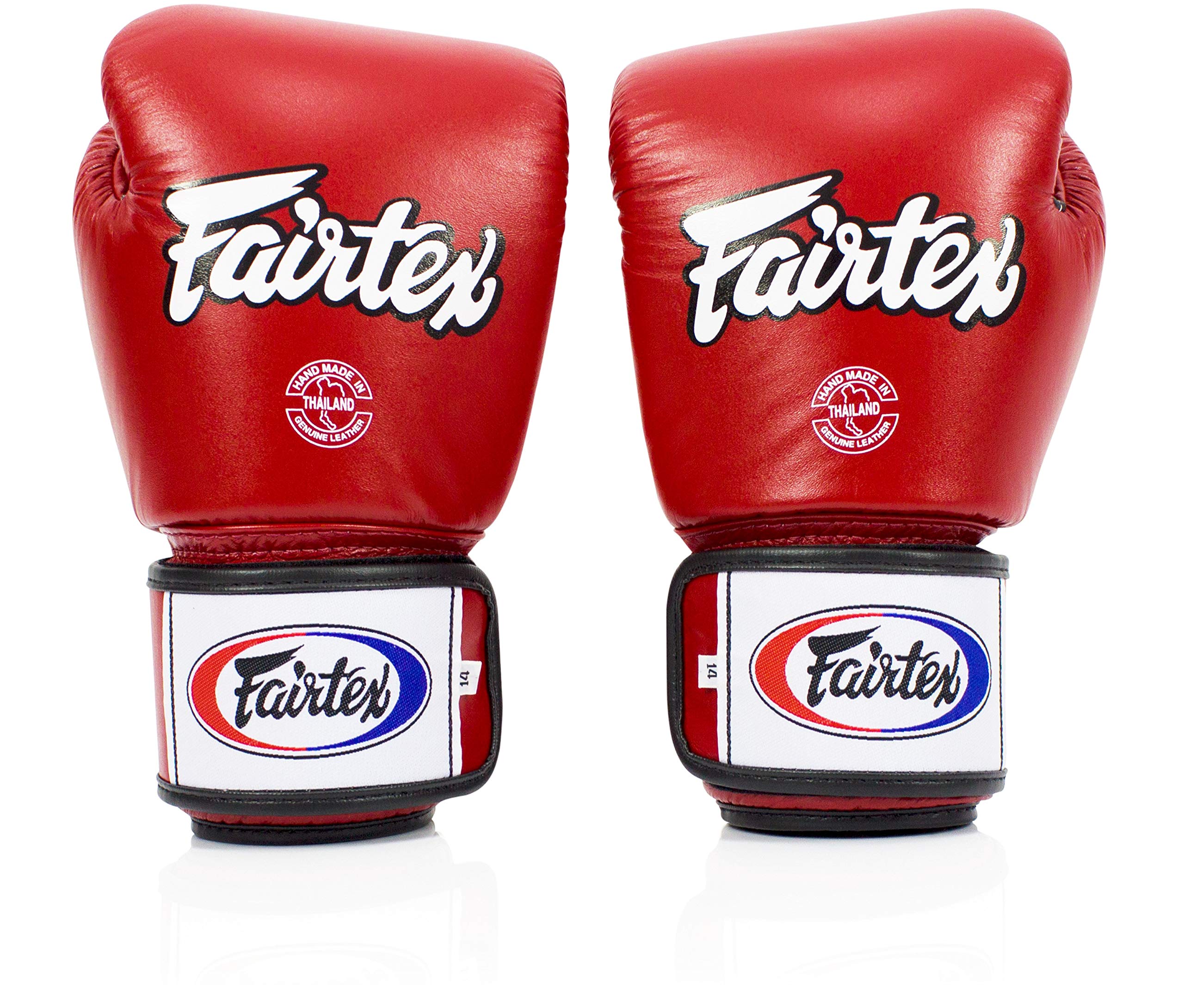 Fairtex BGV1BR Muay Thai Boxing Gloves - Breathable MMA Training Gloves for Men, Women & Kids | Premium Shock-Absorbent Kickboxing & Gym Workout Gloves | Ideal for Sparring, Bag Work & Fitness Training