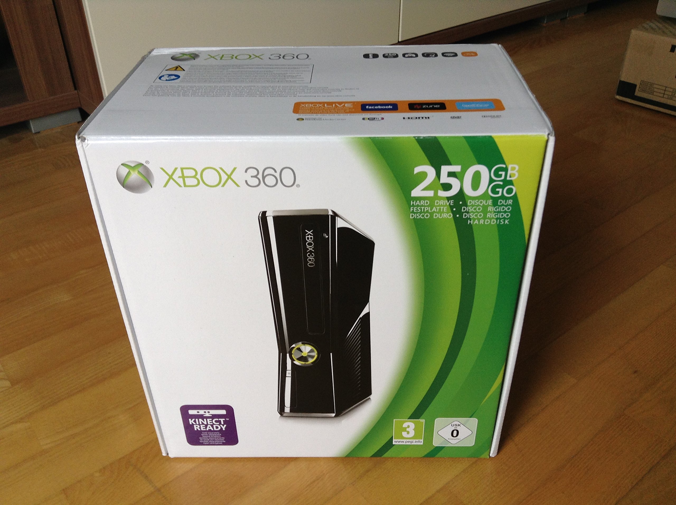 Xbox 360 250GB Console with Wireless Controller - Ultimate Gaming Experience for Home Entertainment & Multiplayer Fun