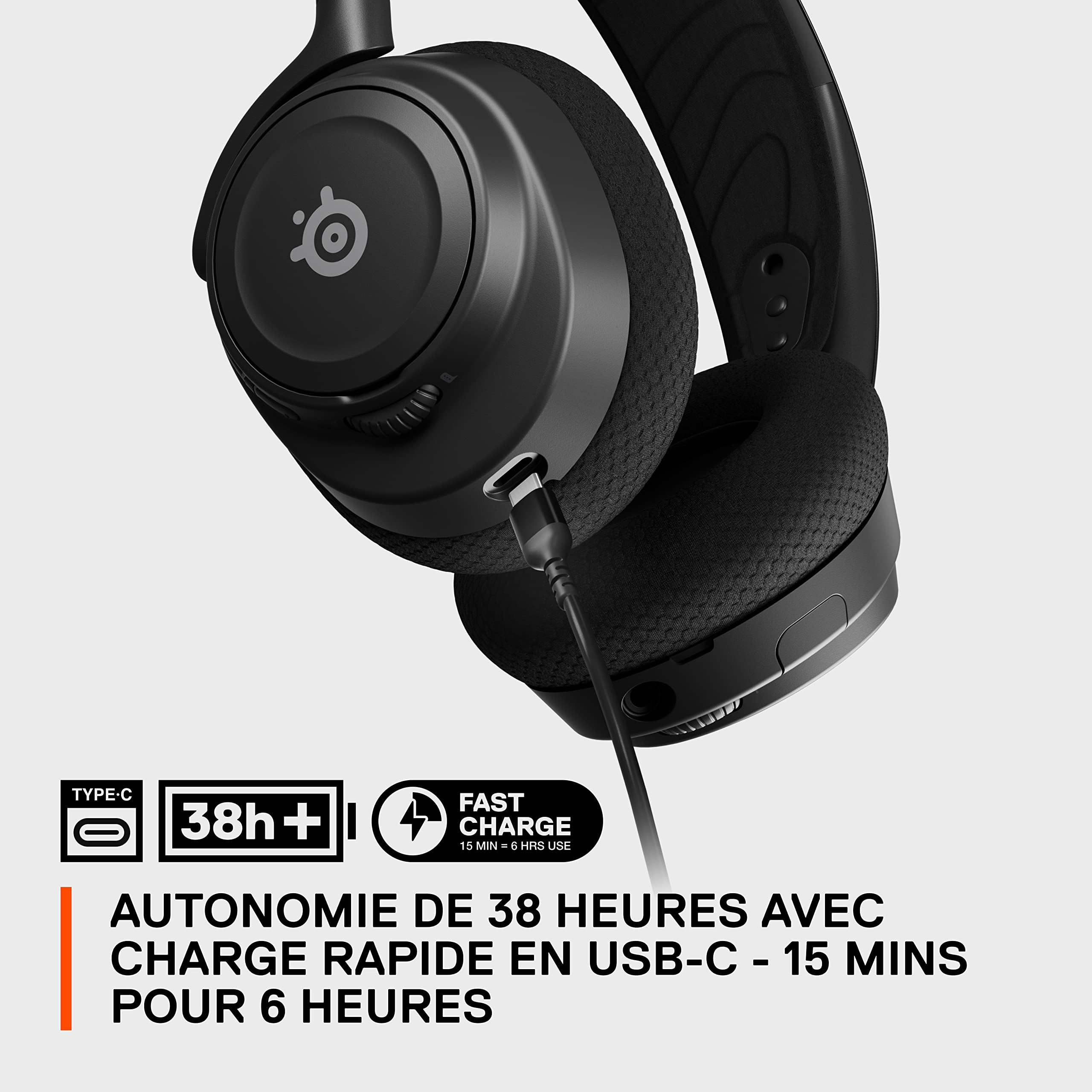 SteelSeries Arctis Nova 7 Wireless Gaming Headset - Multi-Platform (PC, PS5, Switch, VR, Mobile) - Dual Bluetooth & 2.4GHz Connectivity - 38H Battery Life - ClearCast Gen2 AI Mic - Perfect for Competitive Gaming & Streaming
