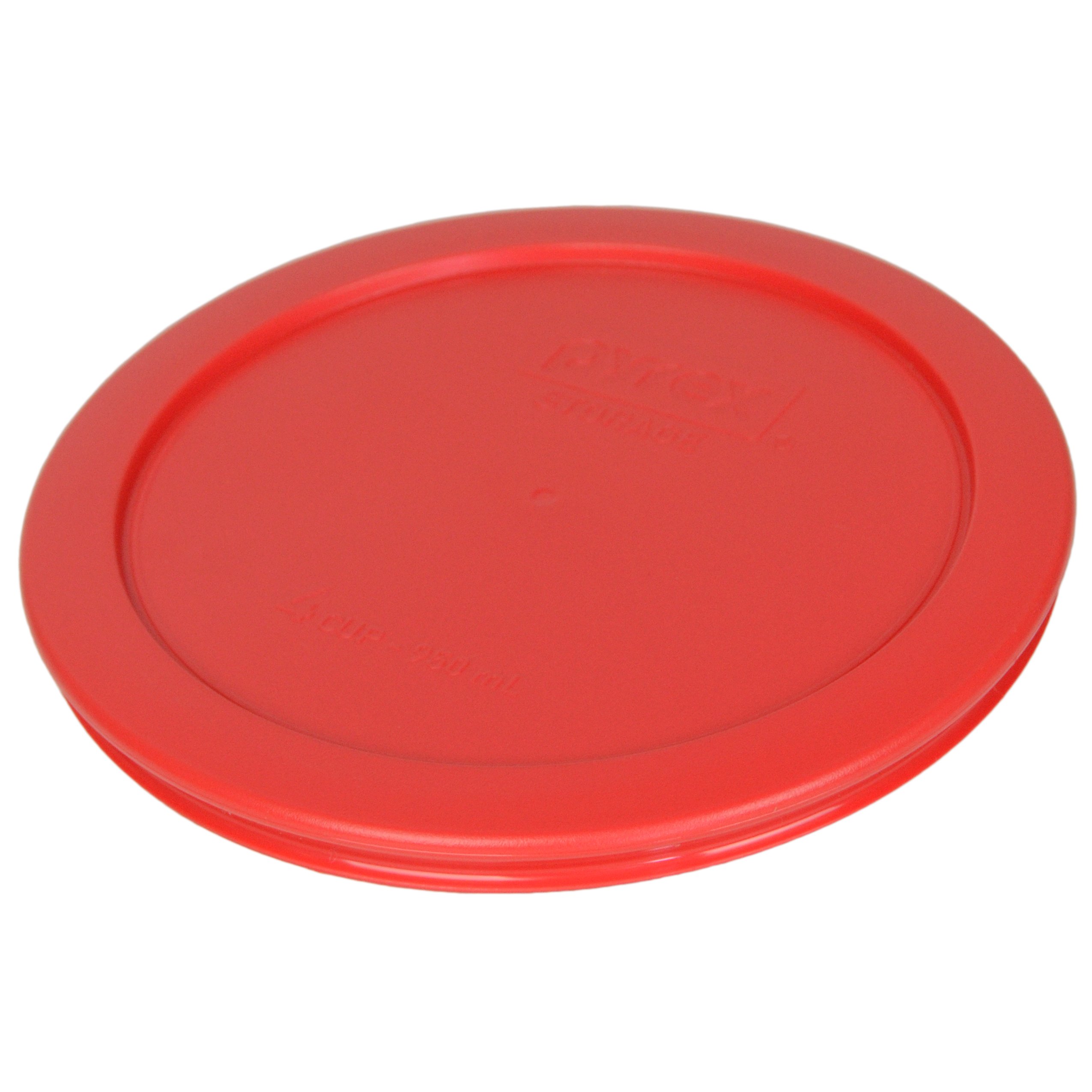Pyrex 7201-PC 4-Cup Red Replacement Food Storage Lid - BPA-Free, Dishwasher Safe, Made in USA | Perfect for Meal Prep, Leftovers & Refrigerator Organization