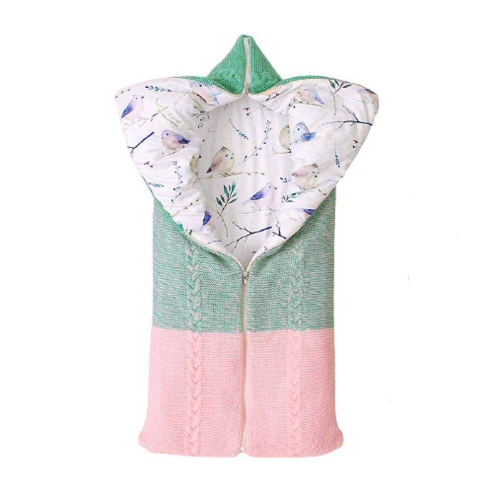 Baby Sleeping Bag for Winter & Autumn - Thickened Zipper Envelope-Style Newborn Sleep Sack | Cozy & Safe for Nursery, Travel & Outdoor Adventures