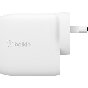Belkin BOOST CHARGE 24W USB-C Wall Charger - Fast AC Adapter for iPhone, Samsung Galaxy, iPad, Tablet & Power Bank - 4.8A Output White (WCE002AU1MWH) - Perfect for Home, Office & Travel Charging