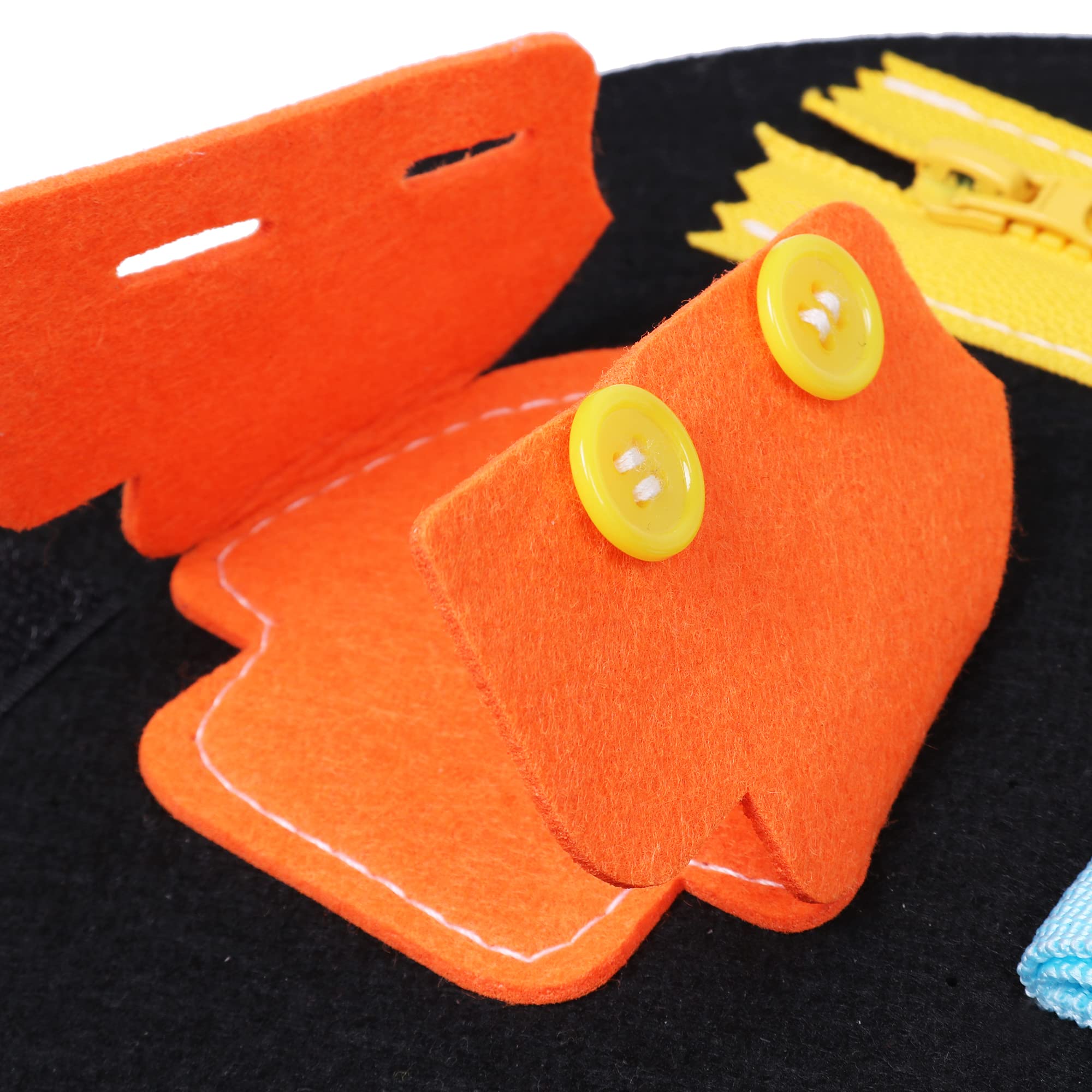Montessori Busy Board for Toddlers - Dinosaur Sensory Activity Toy, Educational Travel Quiet Book for Preschool Kids, Develop Motor Skills - Perfect for Boys & Girls (Dinosaur Theme) - Ideal for Airplane Travel, Road Trips & Quiet Playtime
