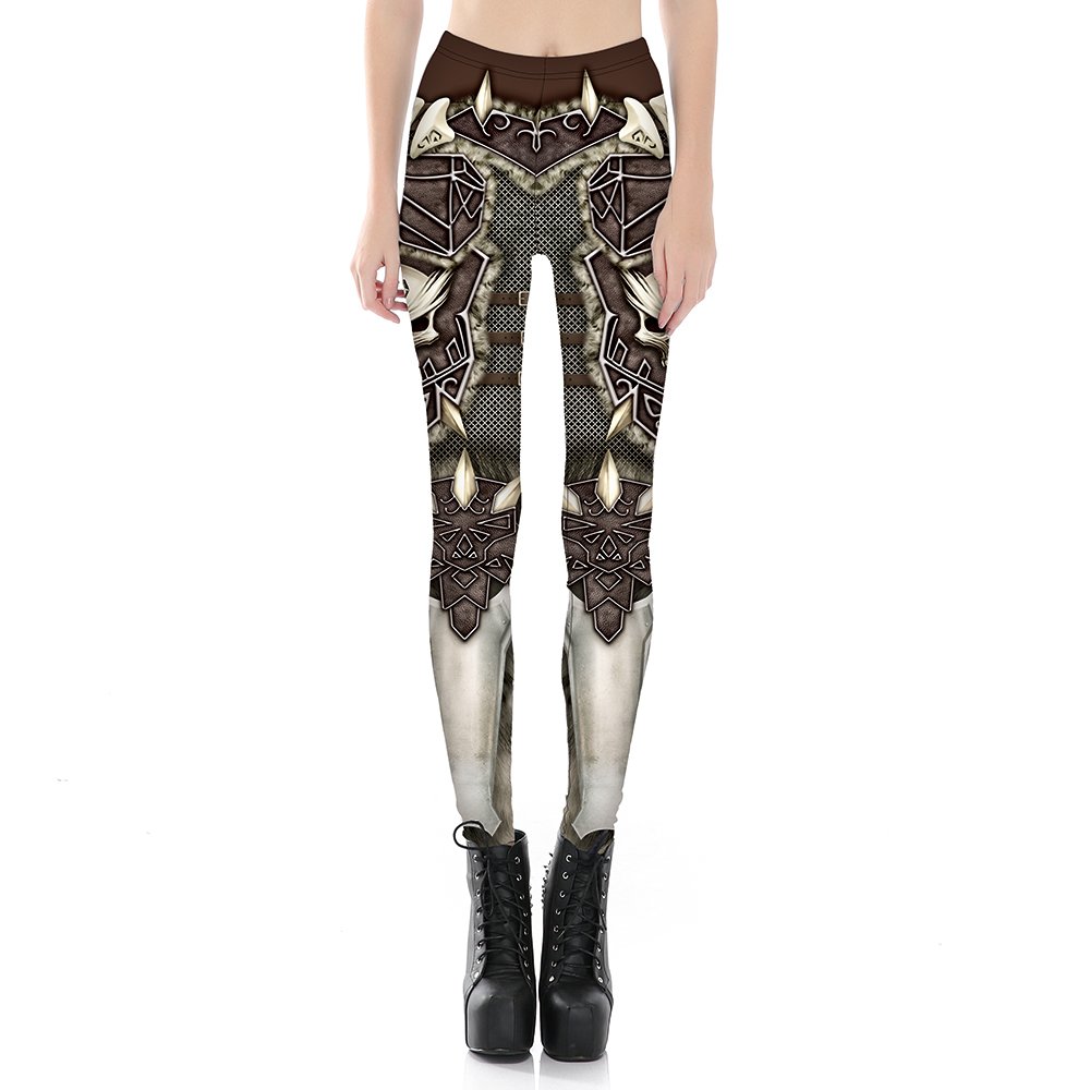 mwbay Women's Galaxy Print Tree Star Cat Flower Yoga Leggings - High Waisted Stretchy Workout Pants for Running, Gym & Casual Wear